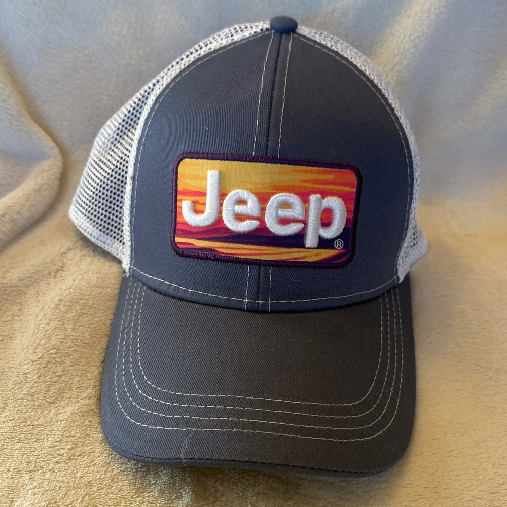 Buck Wear Jeep Point Break Navy Blue Snapback Trucker Hat NWOT